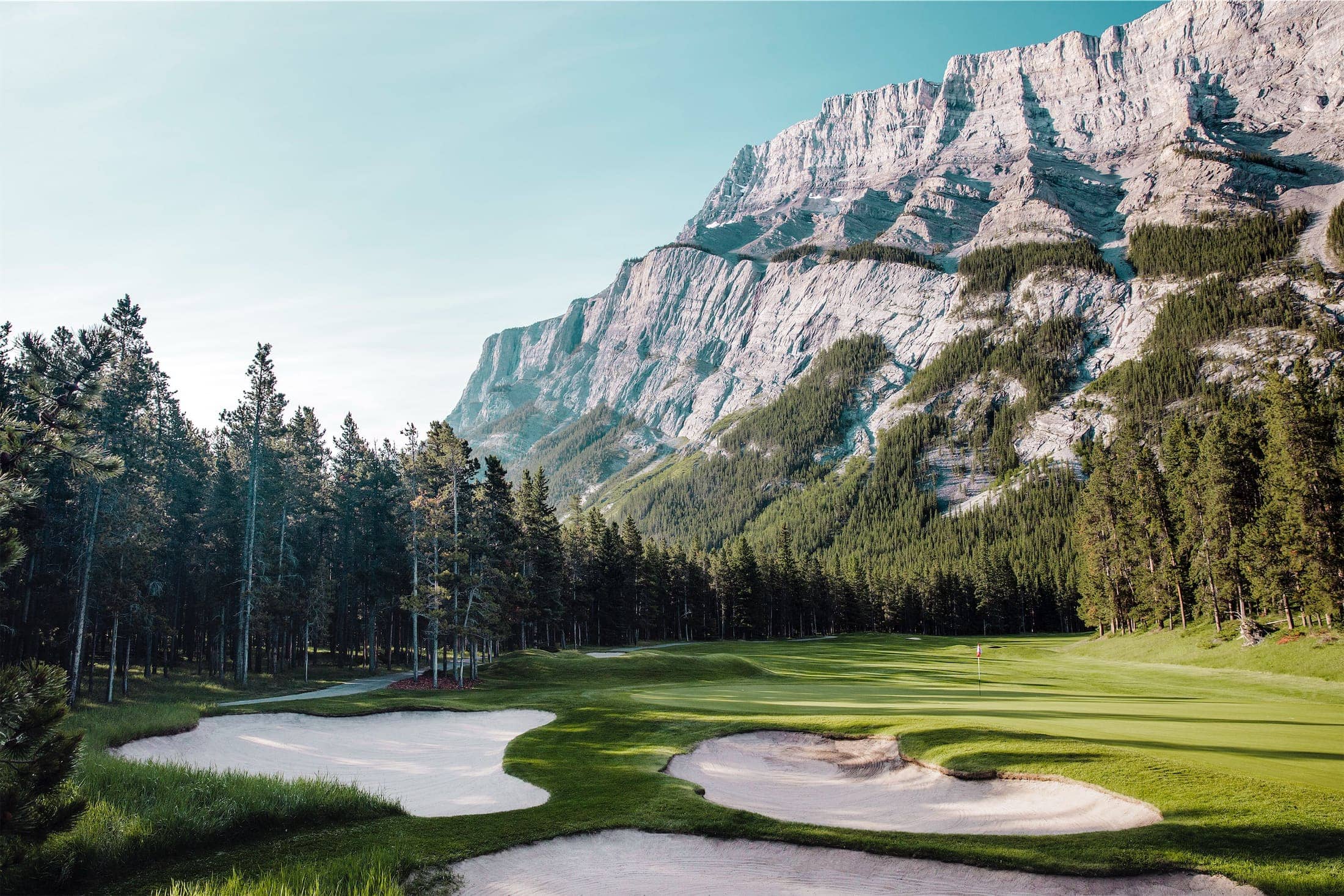 Mountain fairway at a private golf and country club