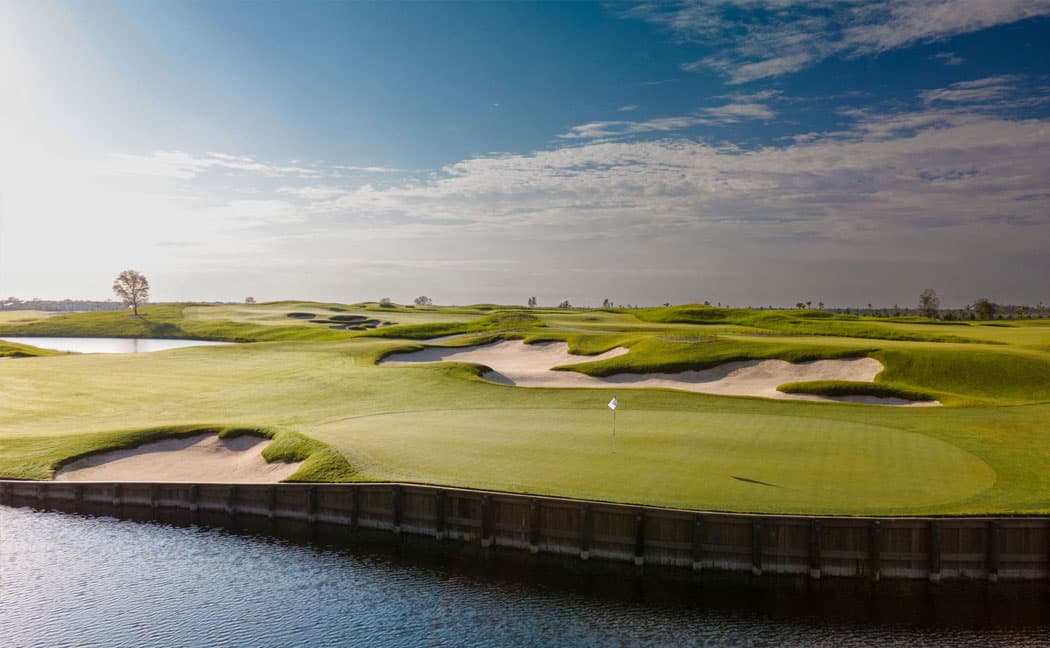 Golf course at Panther National, Florida