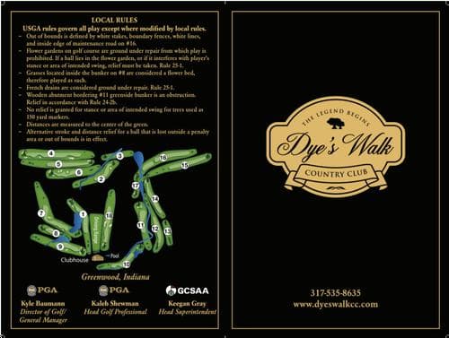 Dye's Walk Country Club